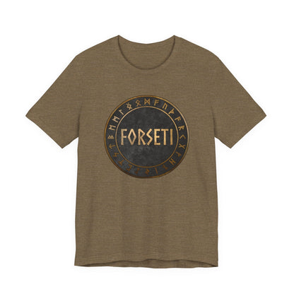 Heather Olive / S Forseti Norse God T-Shirt