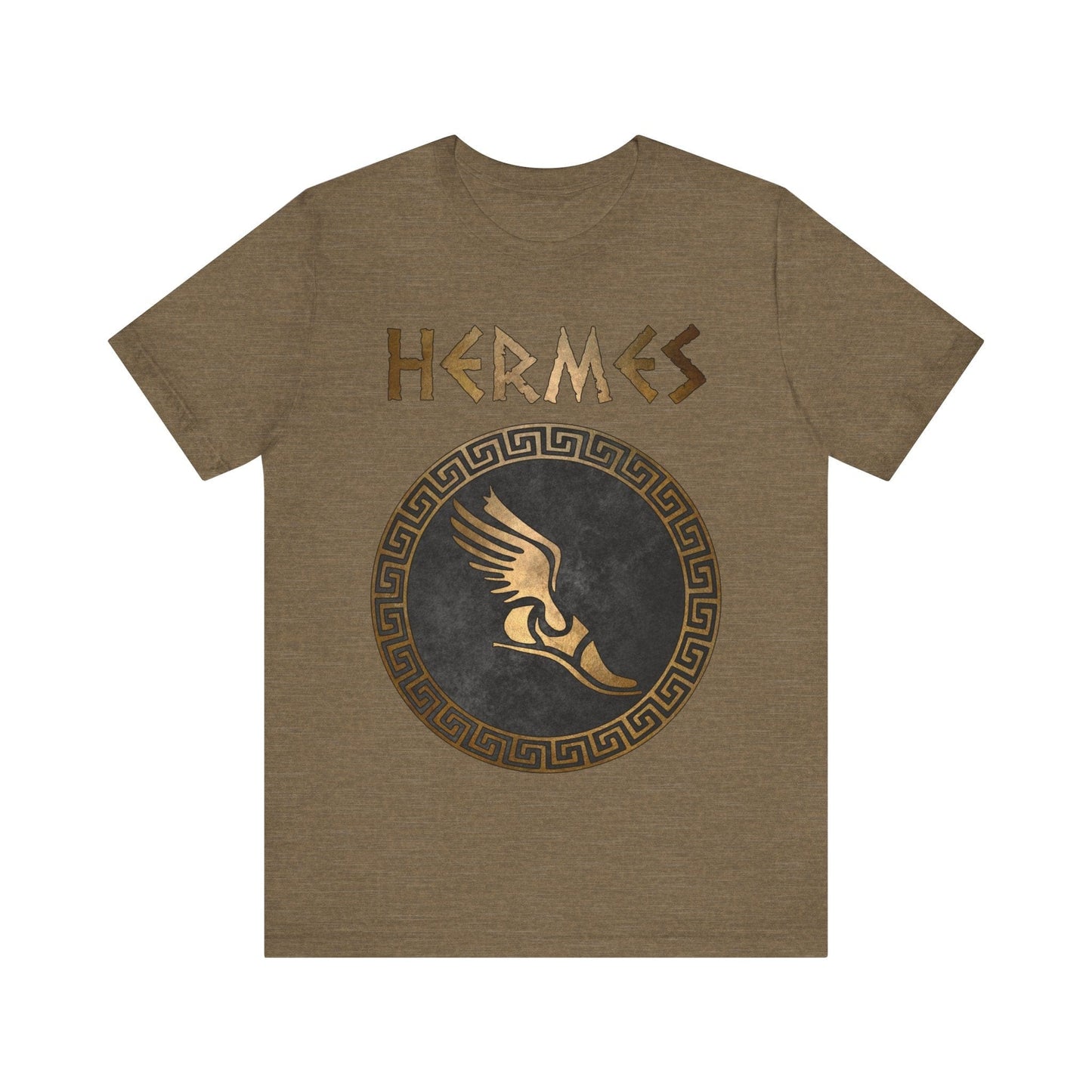 Heather Olive / S Greek God Hermes - Messenger of the Gods T-Shirt