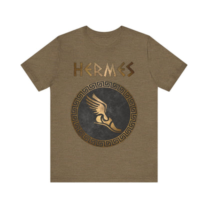 Heather Olive / S Greek God Hermes - Messenger of the Gods T-Shirt