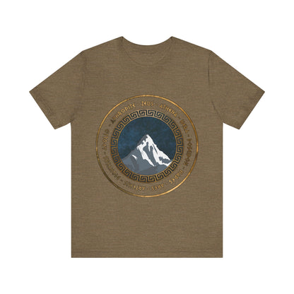 Heather Olive / S Greek Gods Olympus T-Shirt