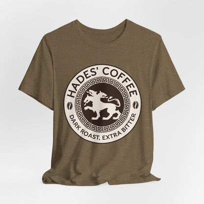 Heather Olive / S Hades Coffee - Cerberus Logo T-Shirt
