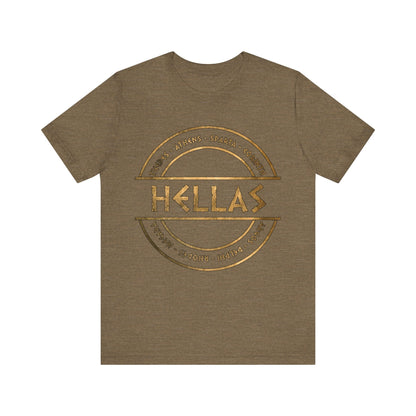 Heather Olive / S Hellas City-States of Ancient Greece T-Shirt