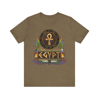 Heather Olive / S Horus and Set Gods of Egypt T-shirt
