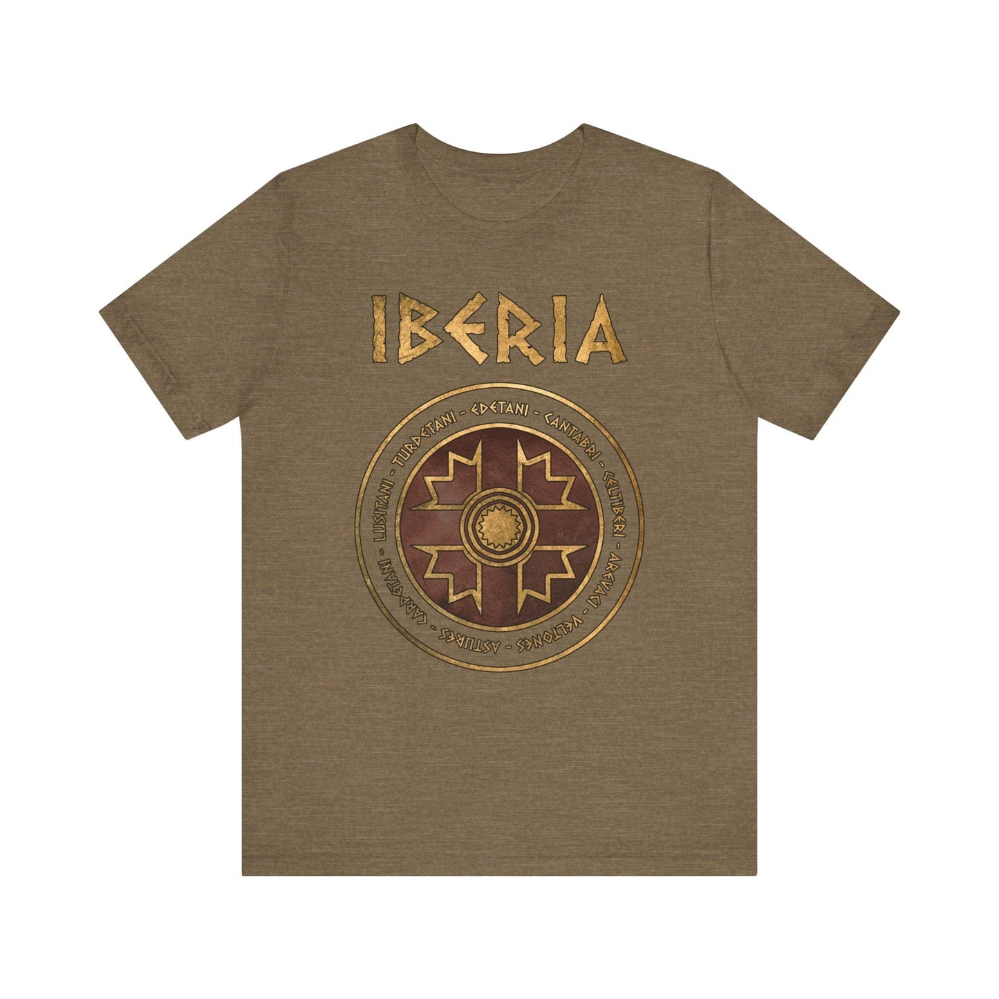 Heather Olive / S Iberia Ancient Tribes of the Iberian Peninsula History T-shirt