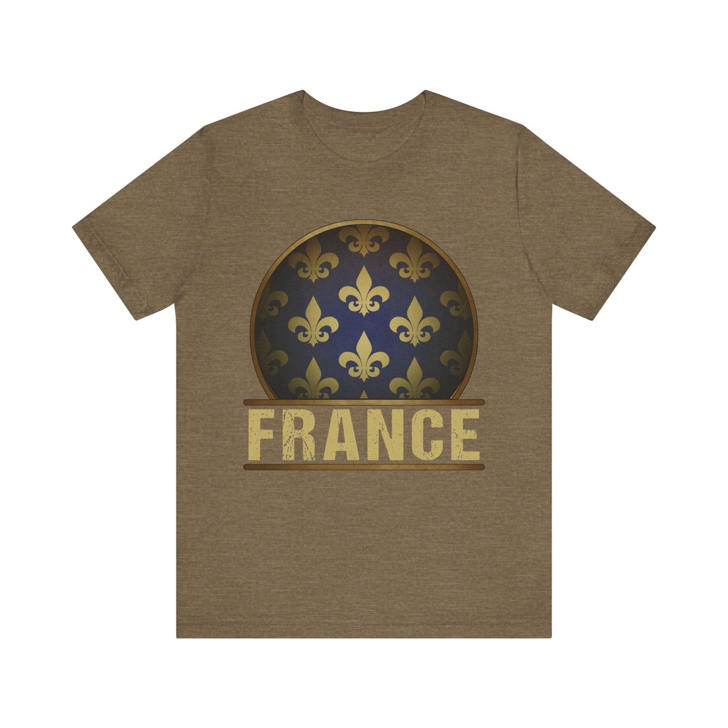 Heather Olive / S Kingdom of France Fleur-de-lis T-Shirt