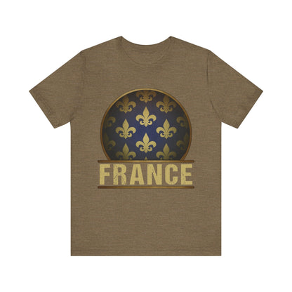 Heather Olive / S Kingdom of France Fleur-de-lis T-Shirt