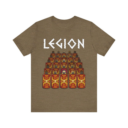 Heather Olive / S Legions Marching - Roman Army T-Shirt