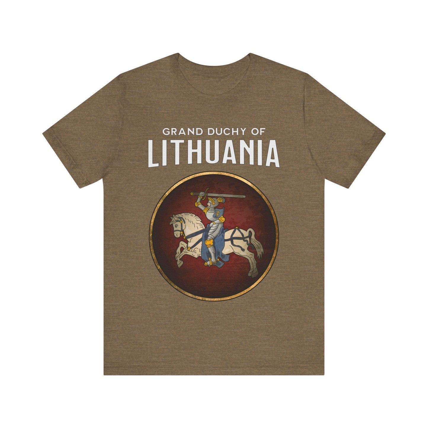 Heather Olive / S Lithuania Heraldry - Grand Duchy of Lithuania T-shirt