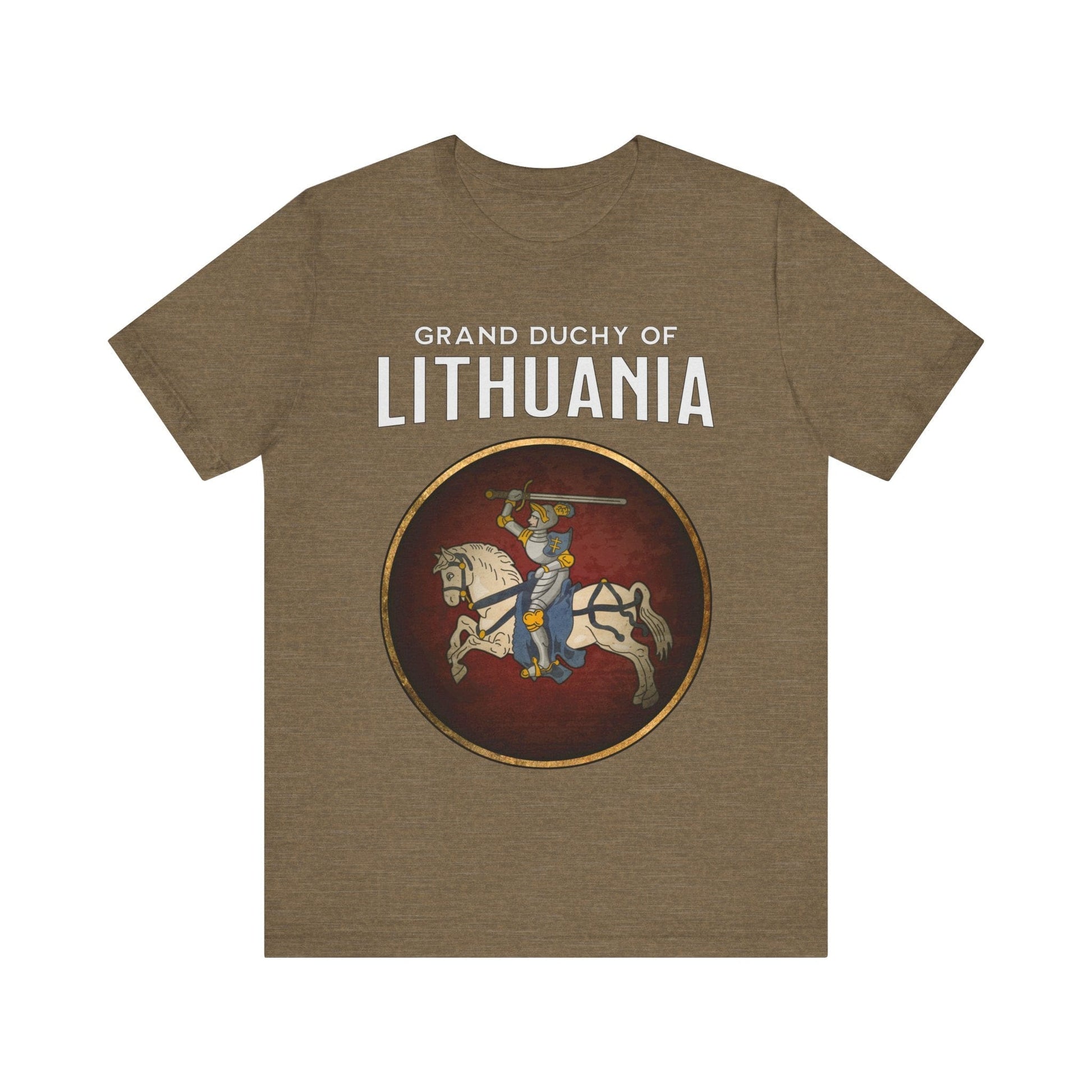 Heather Olive / S Lithuania Heraldry - Grand Duchy of Lithuania T-shirt