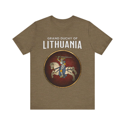 Heather Olive / S Lithuania Heraldry - Grand Duchy of Lithuania T-shirt