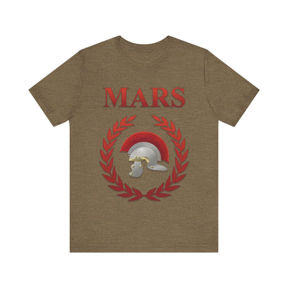 Heather Olive / S Mars Ancient Roman God of War T-shirt