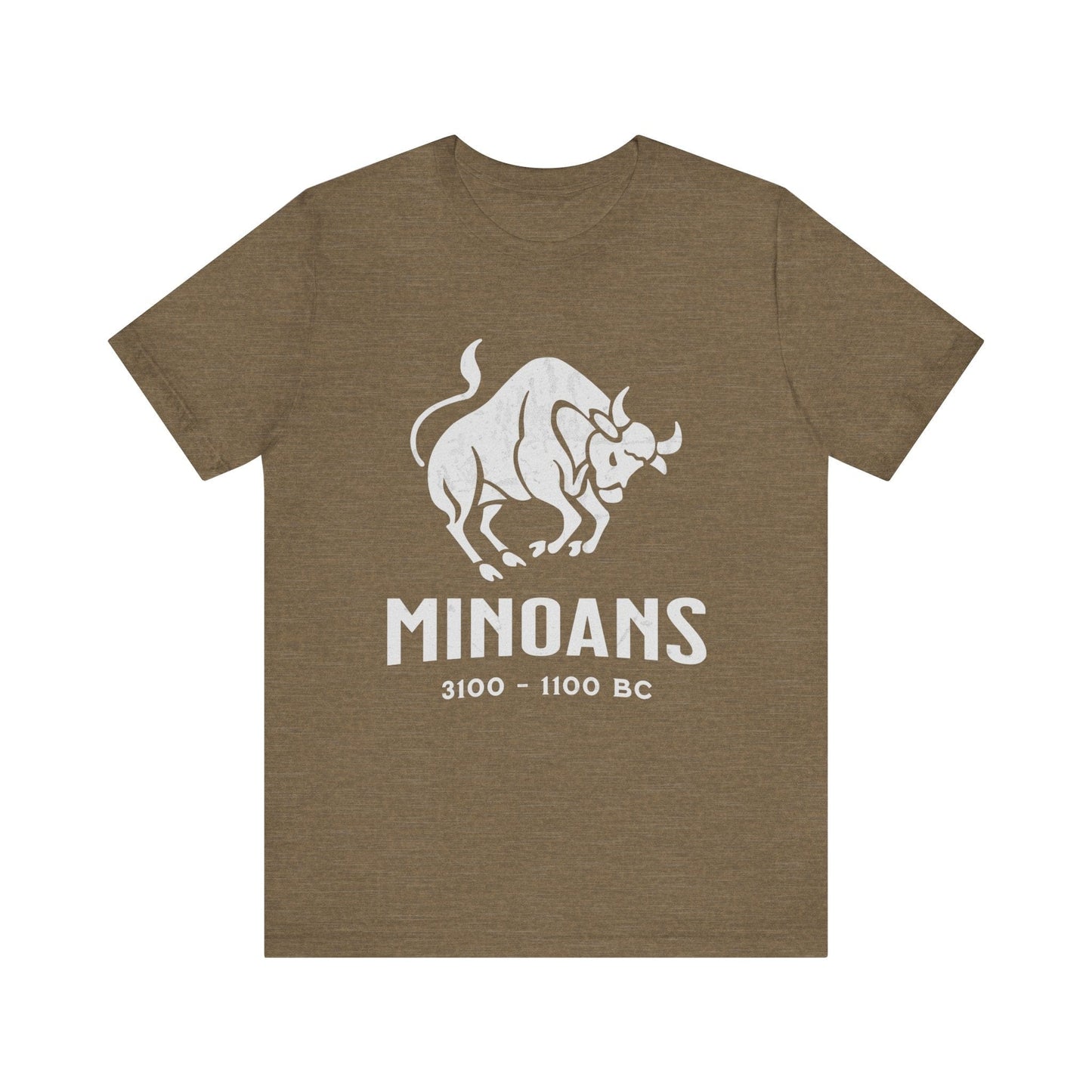 Heather Olive / S Minoans - Ancient Crete - Bronze Age Civilization - Minoan T-shirt