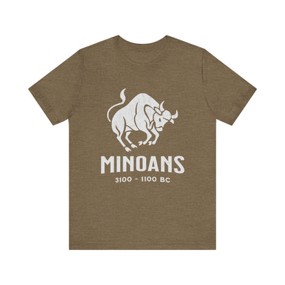 Heather Olive / S Minoans - Ancient Crete - Bronze Age Civilization - Minoan T-shirt