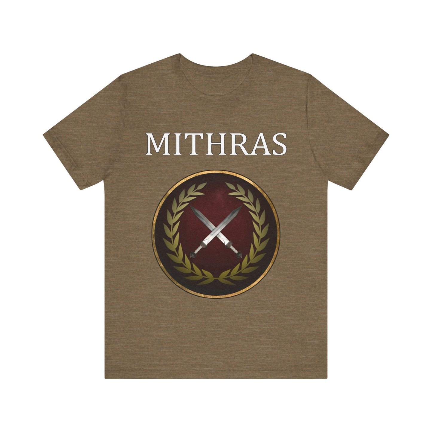 Heather Olive / S Mithras - Ancient Roman Cult of Mithras T-Shirt