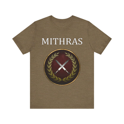 Heather Olive / S Mithras - Ancient Roman Cult of Mithras T-Shirt