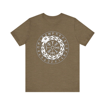 Heather Olive / S Norse Mythology Jormungandr T-Shirt