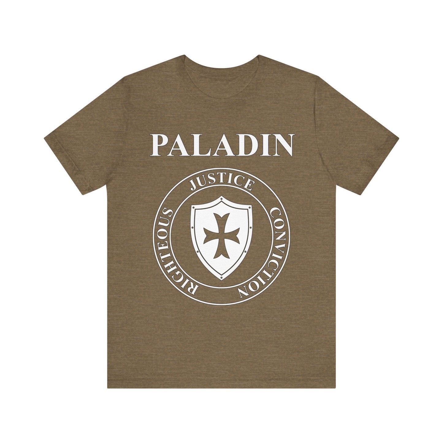 Heather Olive / S Paladin Holy Warrior T-Shirt