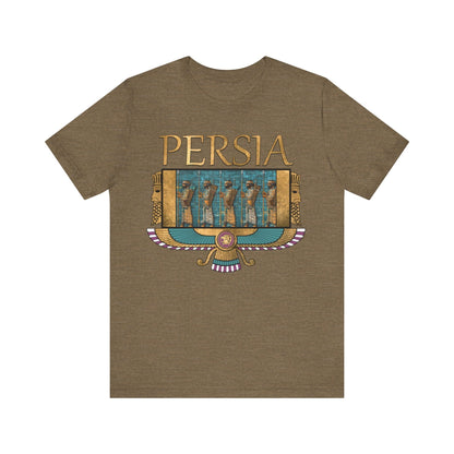 Heather Olive / S Persia - Immortals of the Achaemenid Persian Empire T-shirt