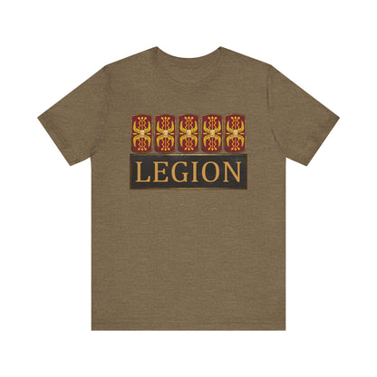 Heather Olive / S Roman Legionary Shields T-Shirt