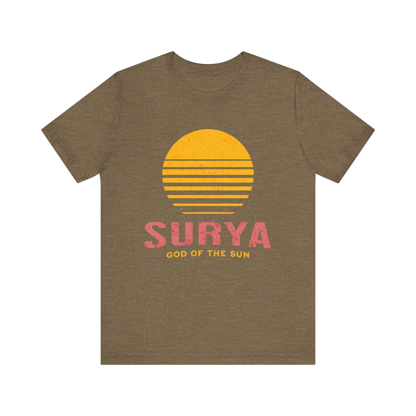 Heather Olive / S Surya God of the Sun - Hindu Mythology and Hinduism T-shirt