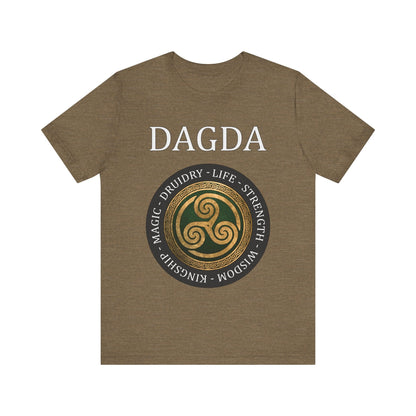 Heather Olive / S The Dagda Ancient Celtic God T-Shirt