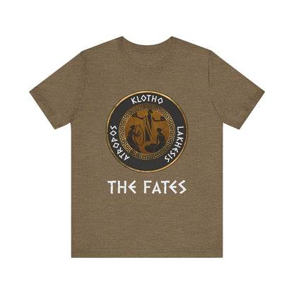 Heather Olive / S The Fates - The Moirai - Ancient Greek Goddesses T-Shirt