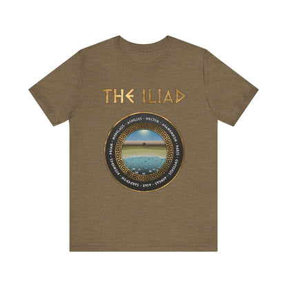 Heather Olive / S The Iliad - Heroes of the Trojan War T-Shirt