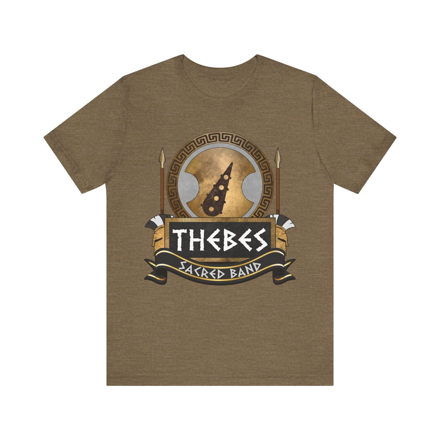 Heather Olive / S Thebes Sacred Band T-Shirt