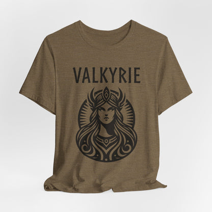 Heather Olive / S Valkyrie Norse Mythology T-Shirt