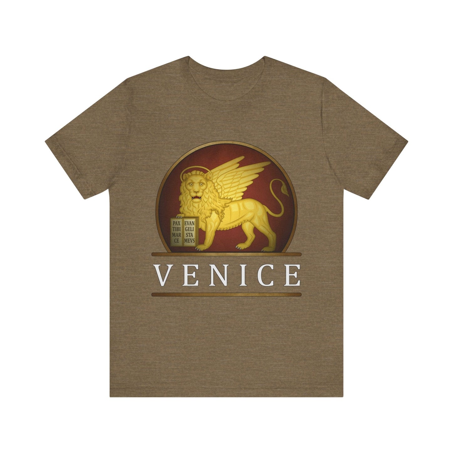 Heather Olive / S Venice Heraldry - The Republic of Venice T-Shirt