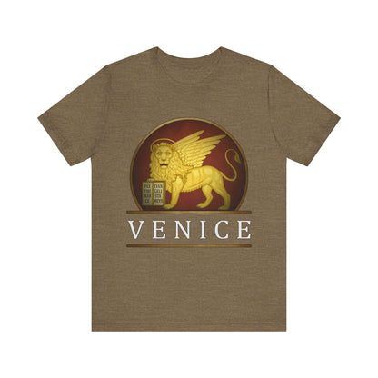 Heather Olive / S Venice Heraldry - The Republic of Venice T-Shirt