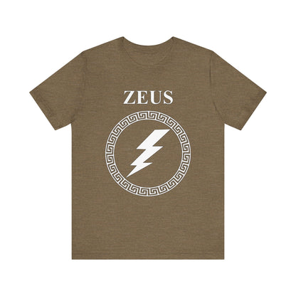 Heather Olive / S Zeus Thunderbolt T-Shirt