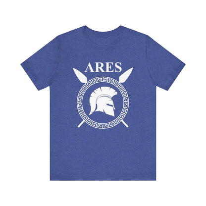 Heather True Royal / S Ares Greek God of War T-Shirt