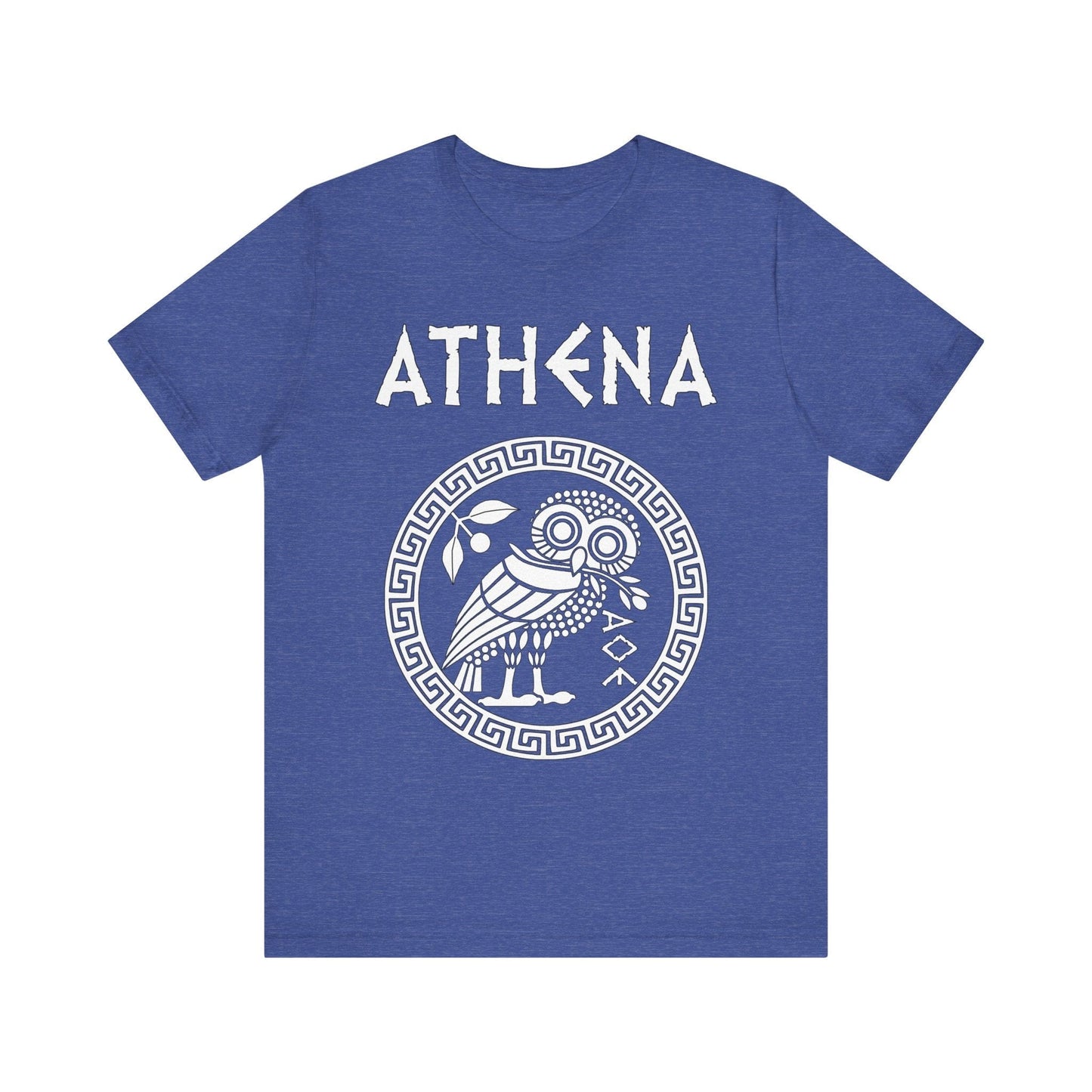 Heather True Royal / S Athena Greek Goddess of Wisdom T-Shirt