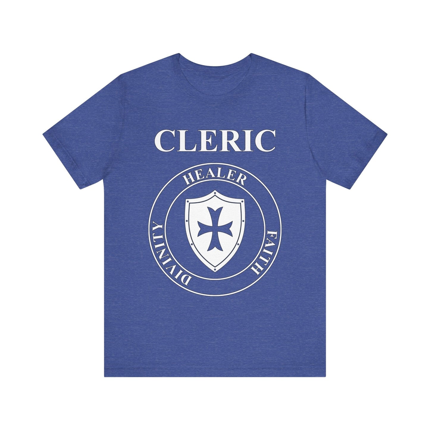 Heather True Royal / S Cleric Holy Warrior T-Shirt