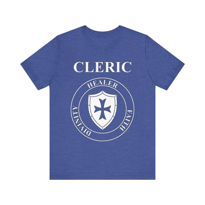Heather True Royal / S Cleric Holy Warrior T-Shirt