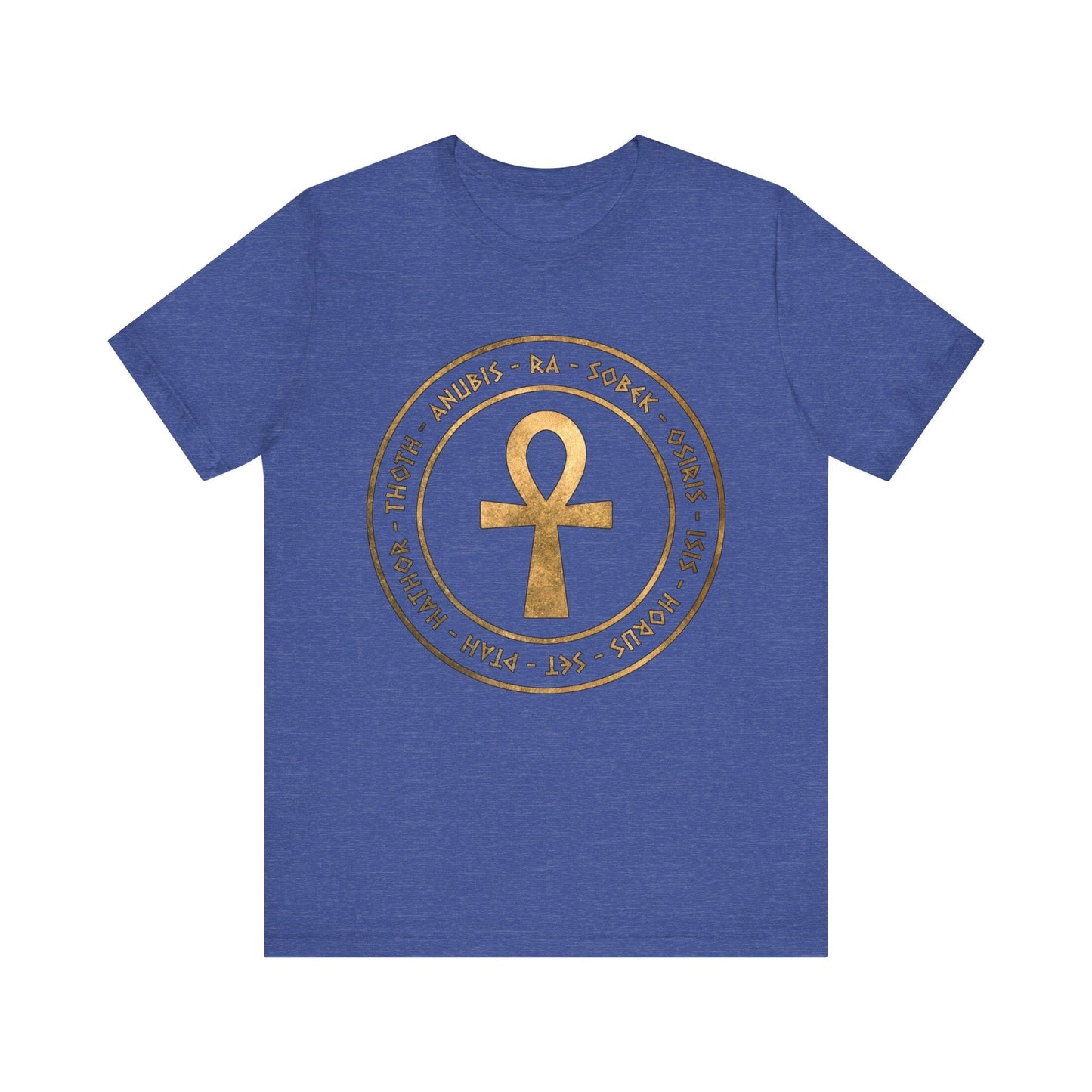 Heather True Royal / S Egyptian Gods the Ancient Gods of Egypt Ankh T-Shirt