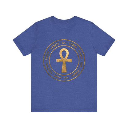 Heather True Royal / S Egyptian Gods the Ancient Gods of Egypt Ankh T-Shirt