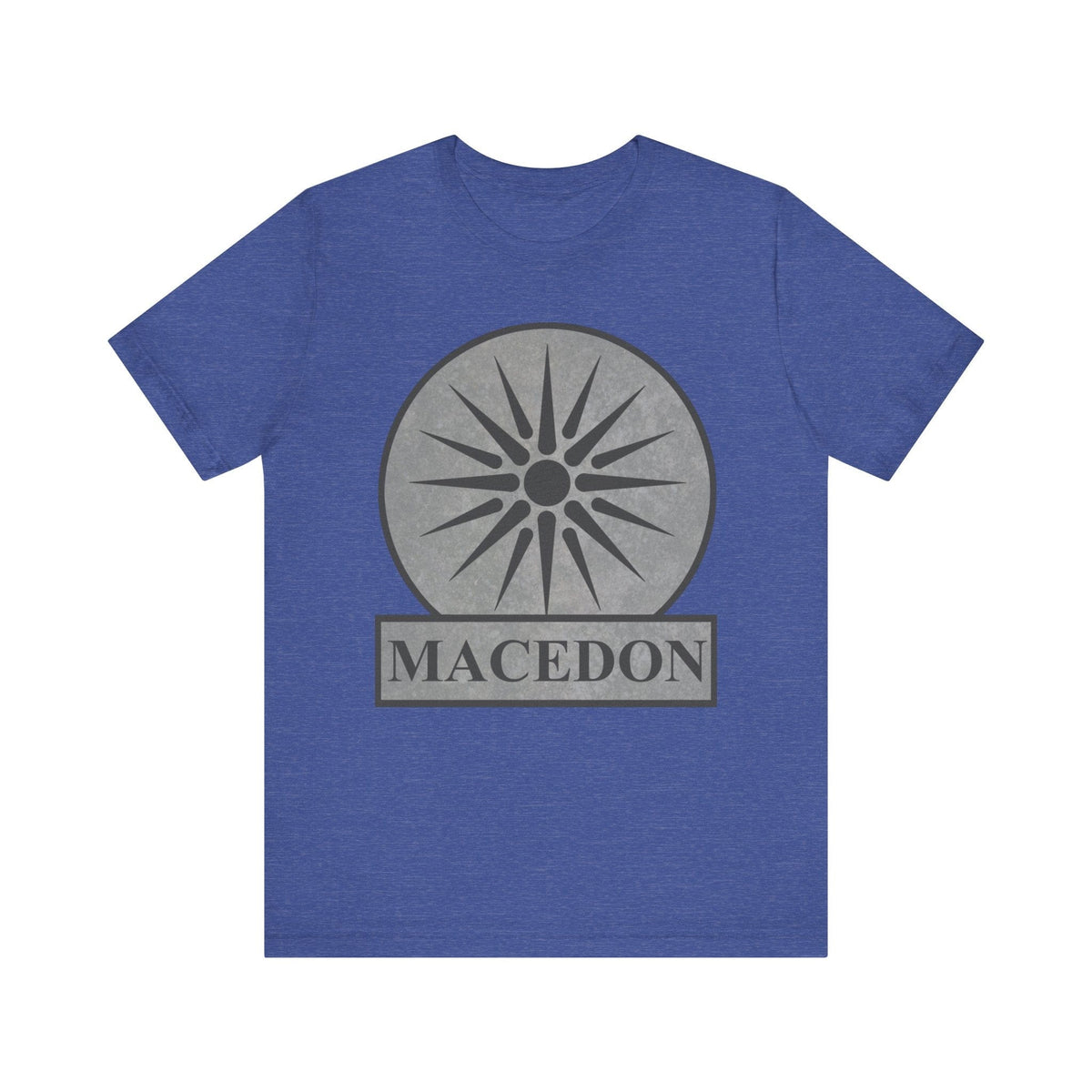Heather True Royal / S Macedon Symbol of Ancient Macedonia T-Shirt