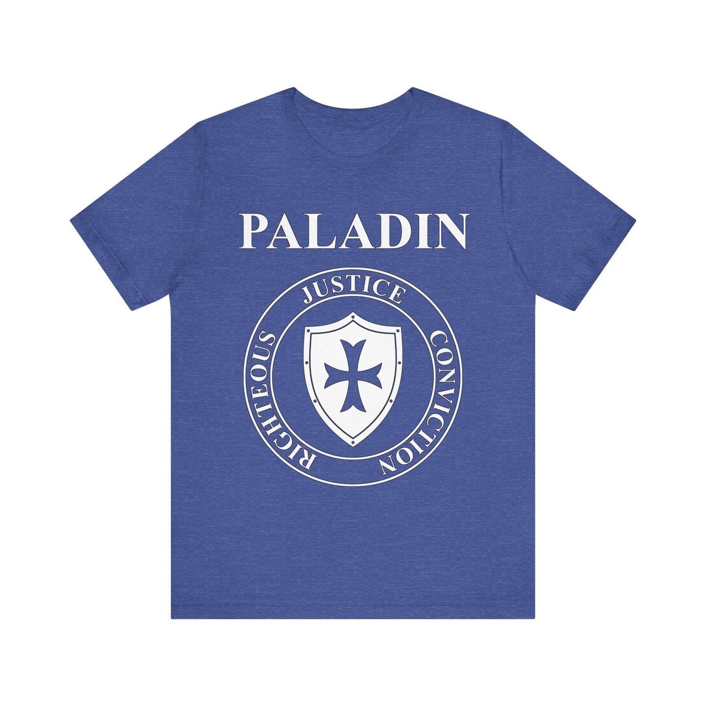 Heather True Royal / S Paladin Holy Warrior T-Shirt