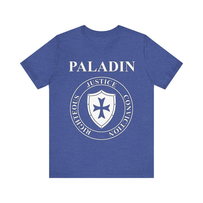 Heather True Royal / S Paladin Holy Warrior T-Shirt