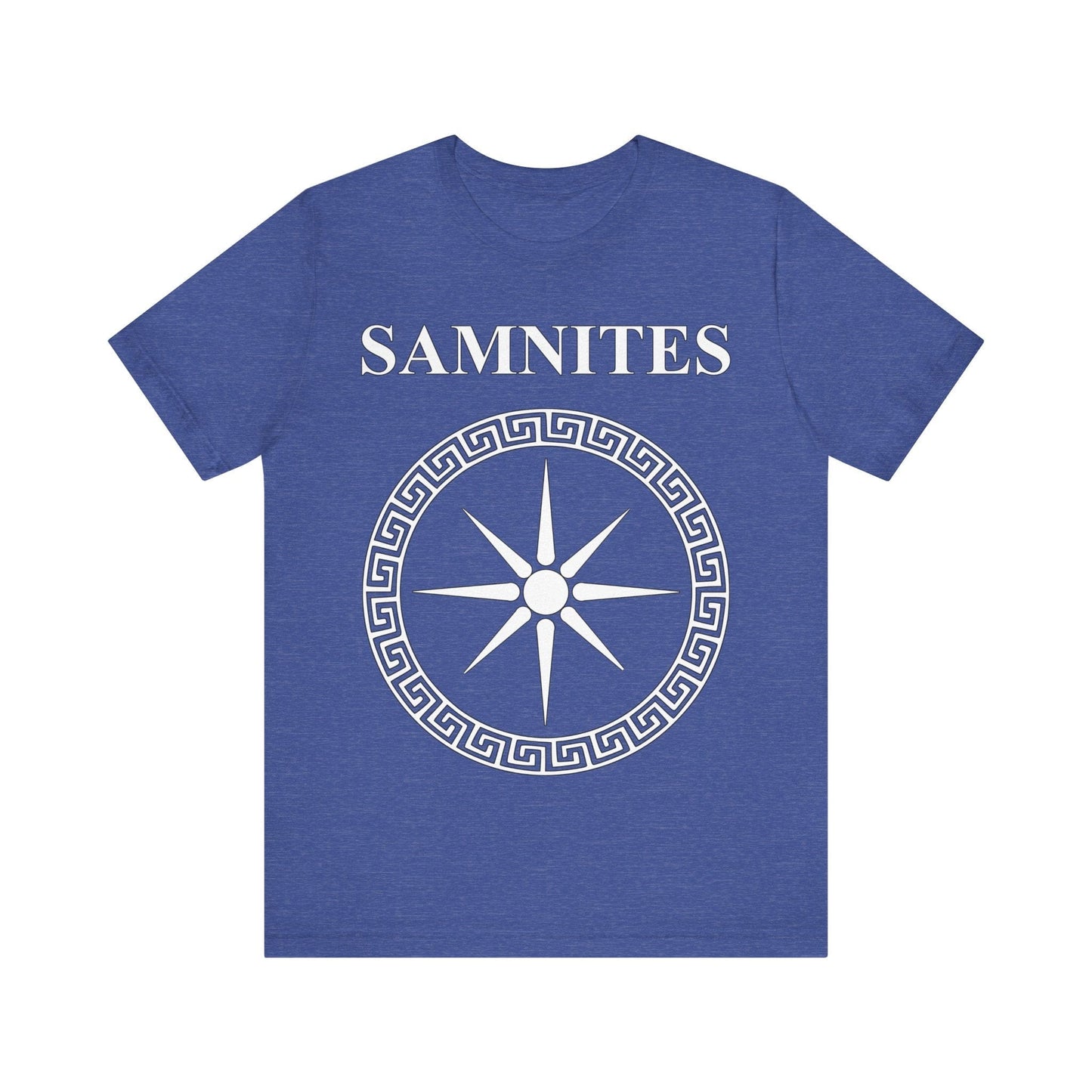 Heather True Royal / S Samnites Shield T-Shirt