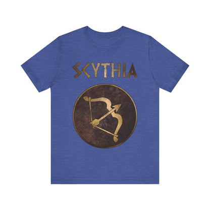 Heather True Royal / S Scythia Ancient Scythian Bow Symbol T-Shirt