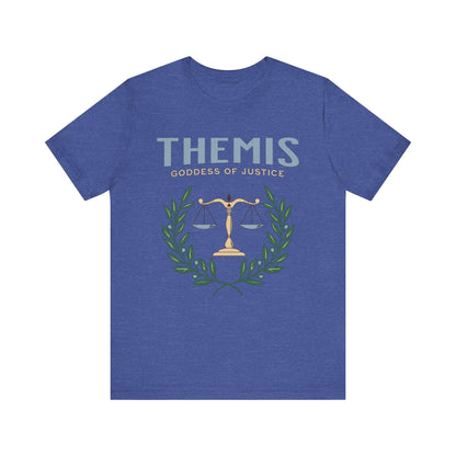 Heather True Royal / S Themis Greek Goddess of Justice - Ancient Greek Mythology T-shirt