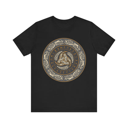 Horns of Odin Triskelion with Runes T-shirt