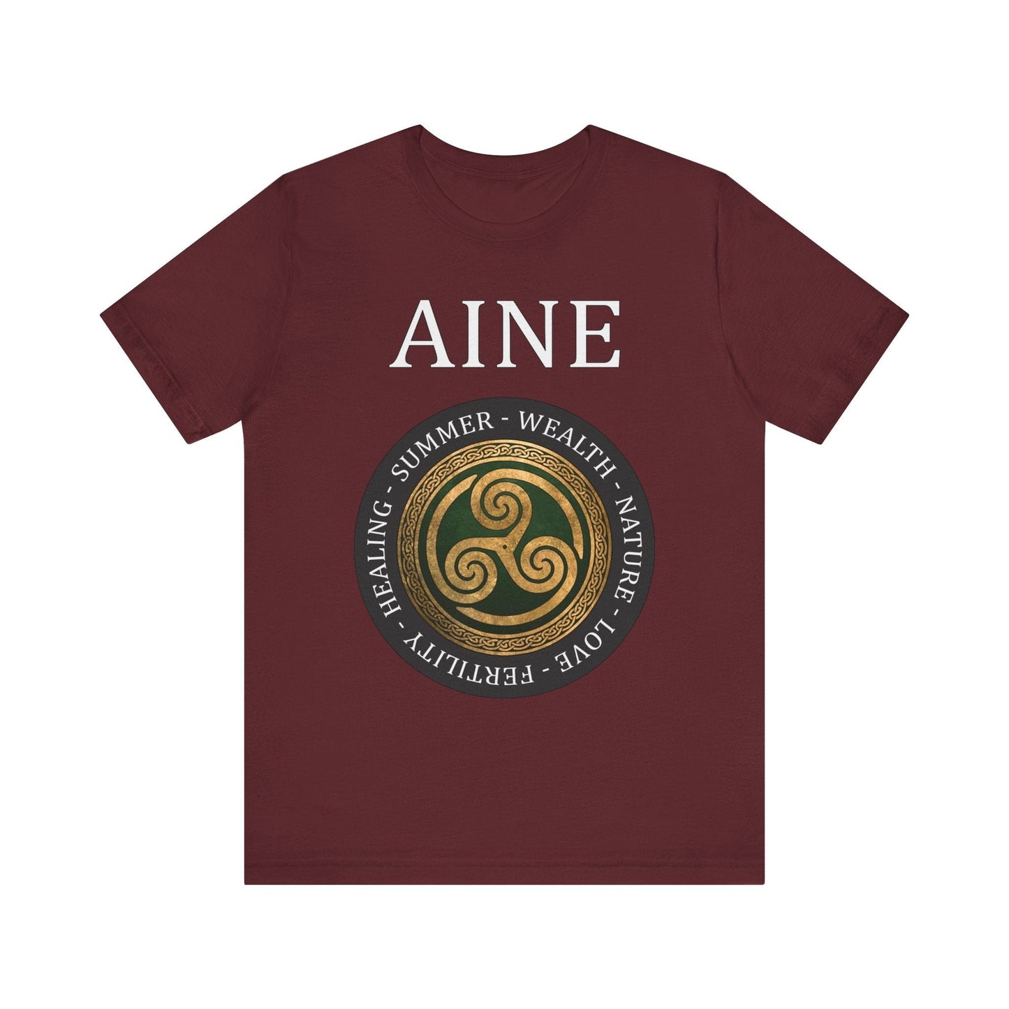 Maroon / S Aine Ancient Celtic and Irish Goddess T-Shirt