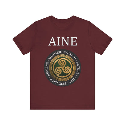 Maroon / S Aine Ancient Celtic and Irish Goddess T-Shirt