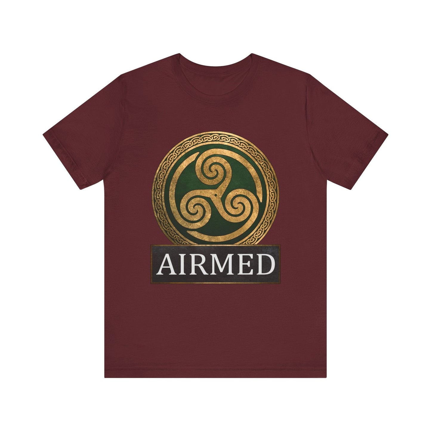 Maroon / S Airmed Celtic Goddess T-Shirt