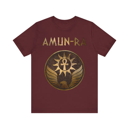 Maroon / S Amun-Ra Ancient Egyptian God T-Shirt