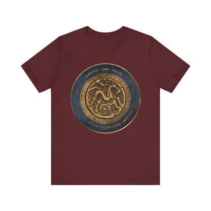 Maroon / S Ancient Britannia - Tribes of Ancient Britain T-shirt